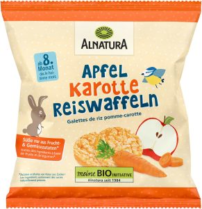 Bio Alnatura Apfel Karotte Reiswaffeln ab 8.Monat 35g