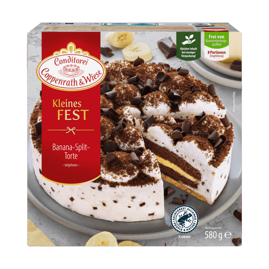 Coppenrath&Wiese Kleines Fest Banana-Split Torte 580g