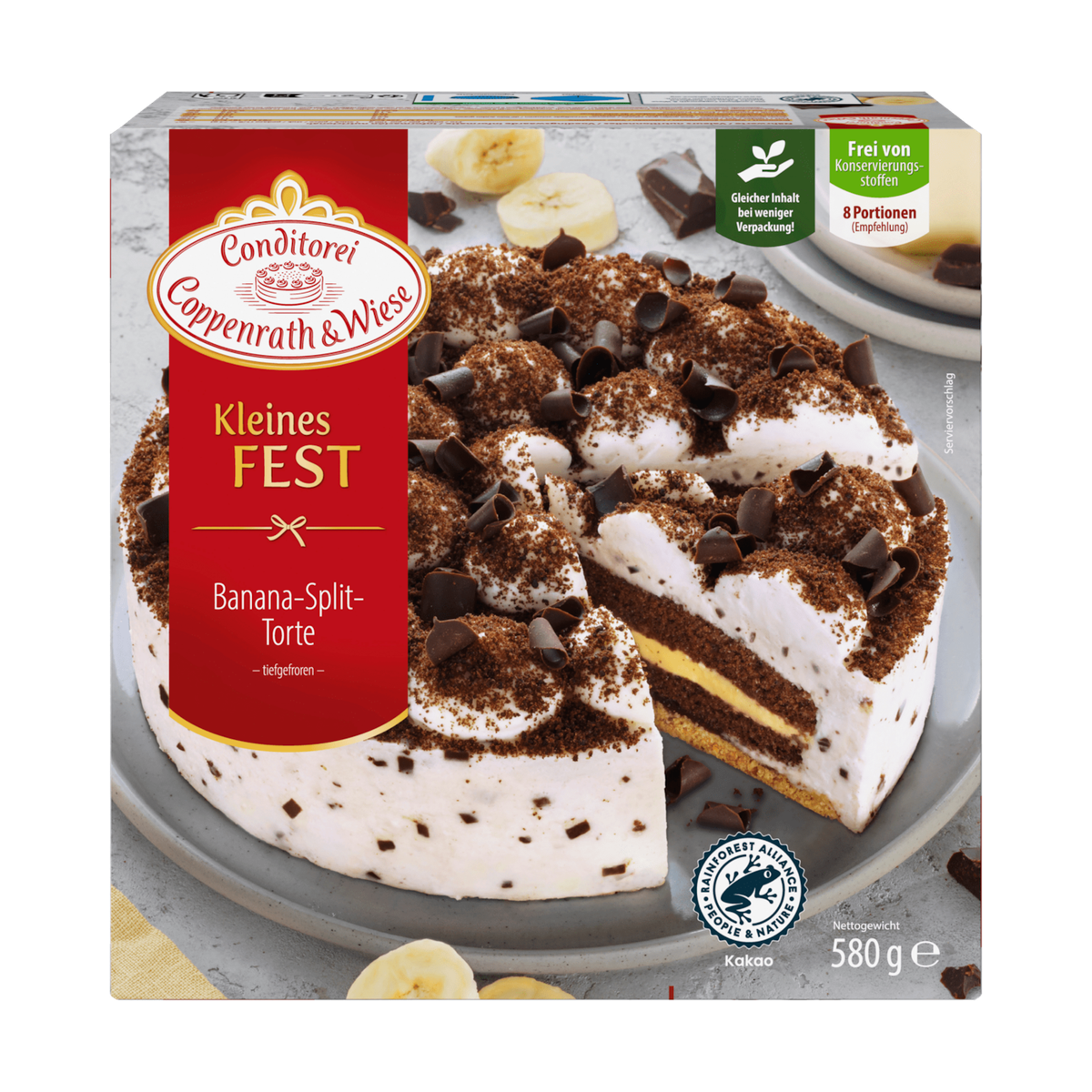 Coppenrath&Wiese Kleines Fest Banana-Split Torte 580g