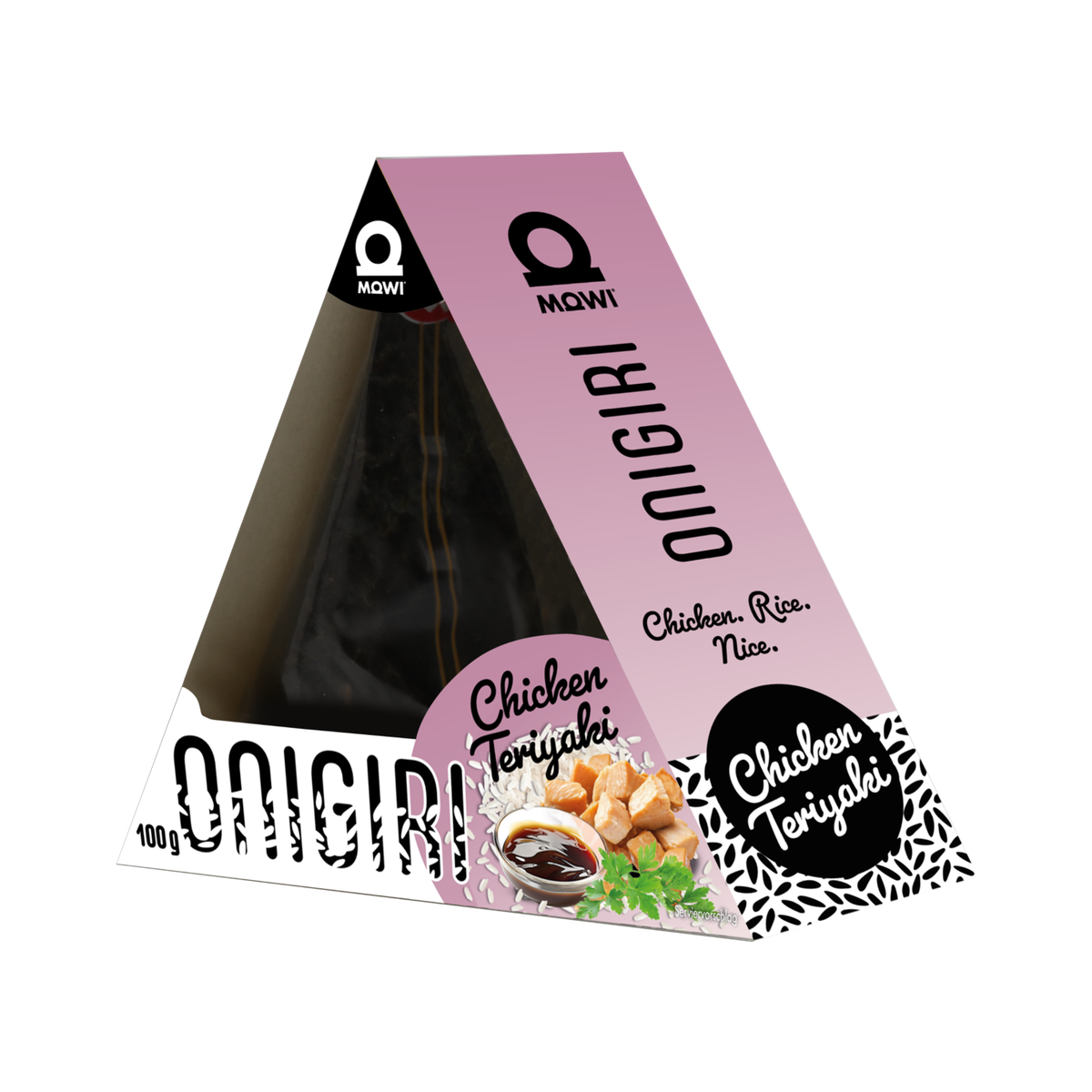 Mowi Onigiri Chicken Teriyaki 100g