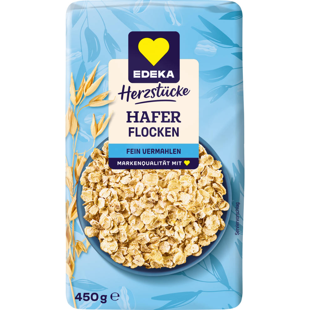 EDEKA Herzstücke Haferflocken besonders fein 450g