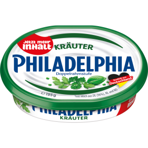 Philadelphia Kräuter Frischkäse Doppelrahmstufe 195g
