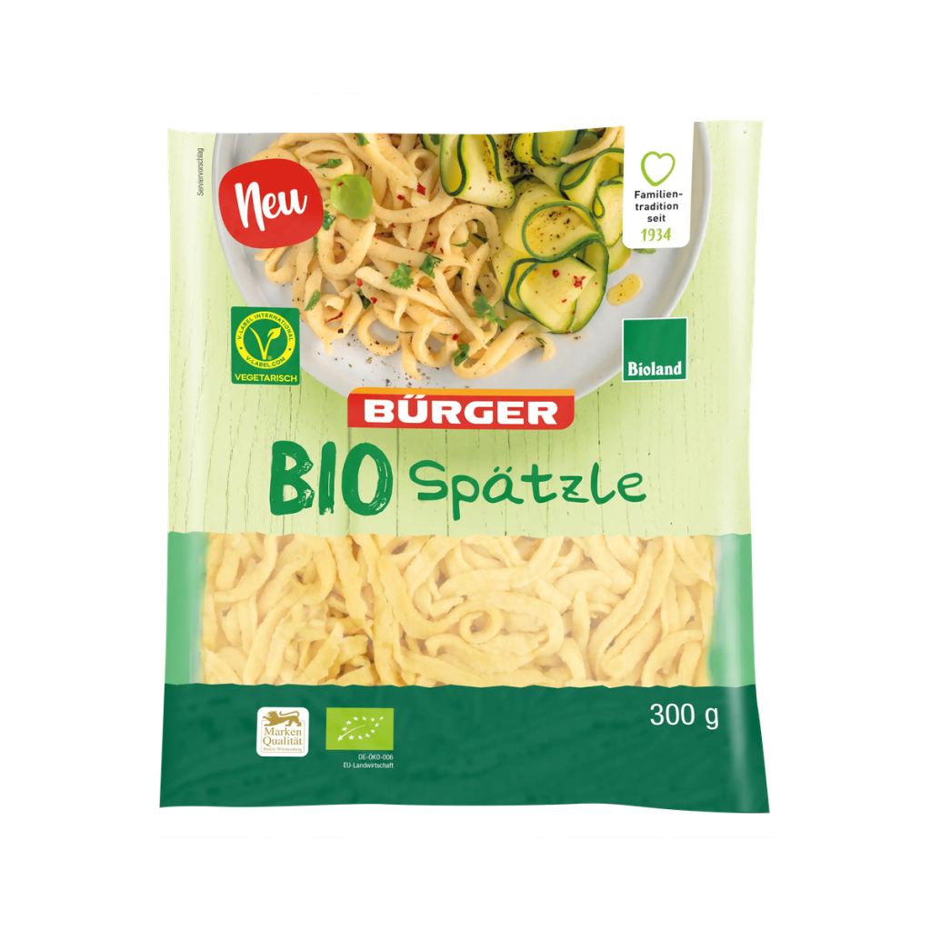 Bio Bürger Spätzle 300g