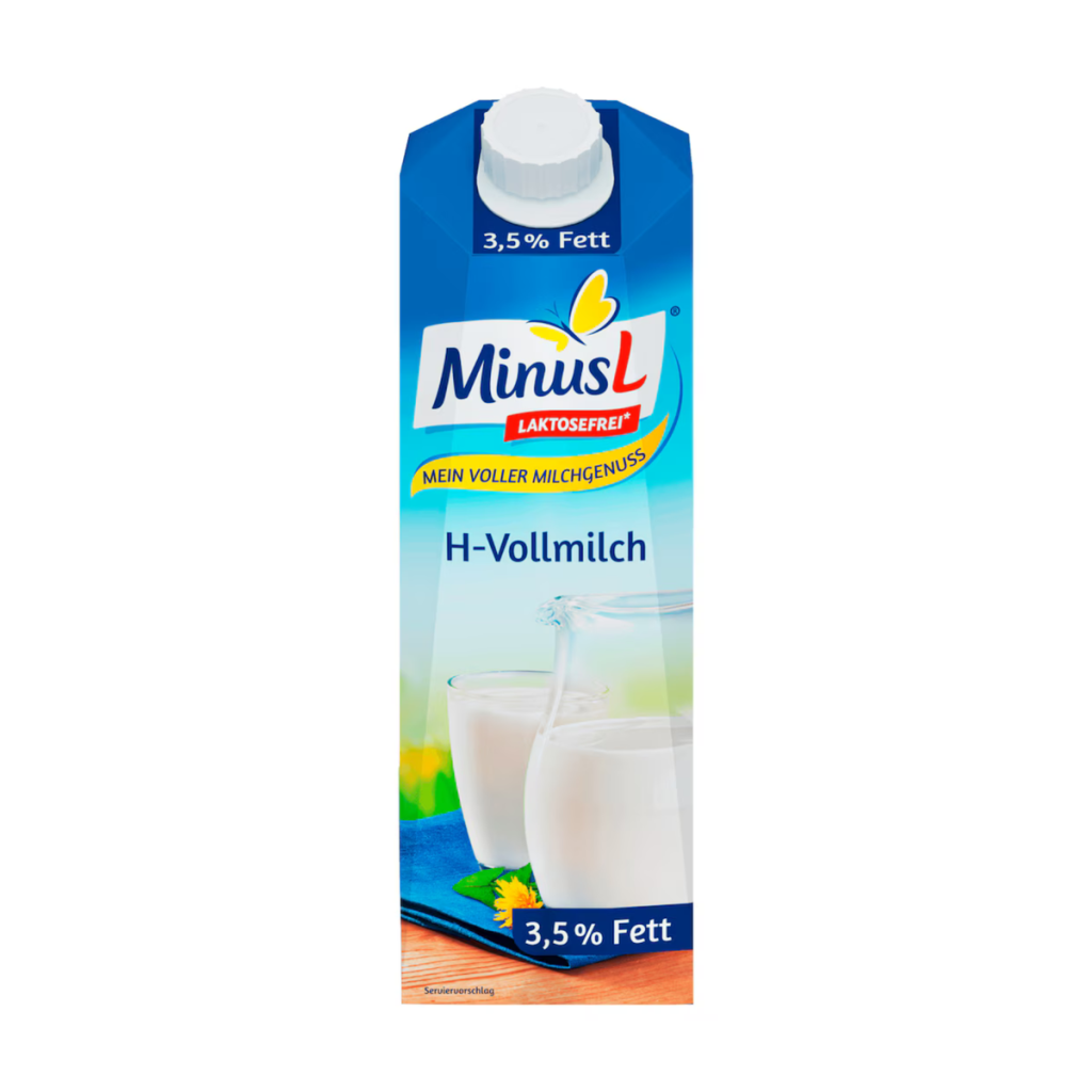 MinusL Haltbare Vollmilch 3,5% 1l