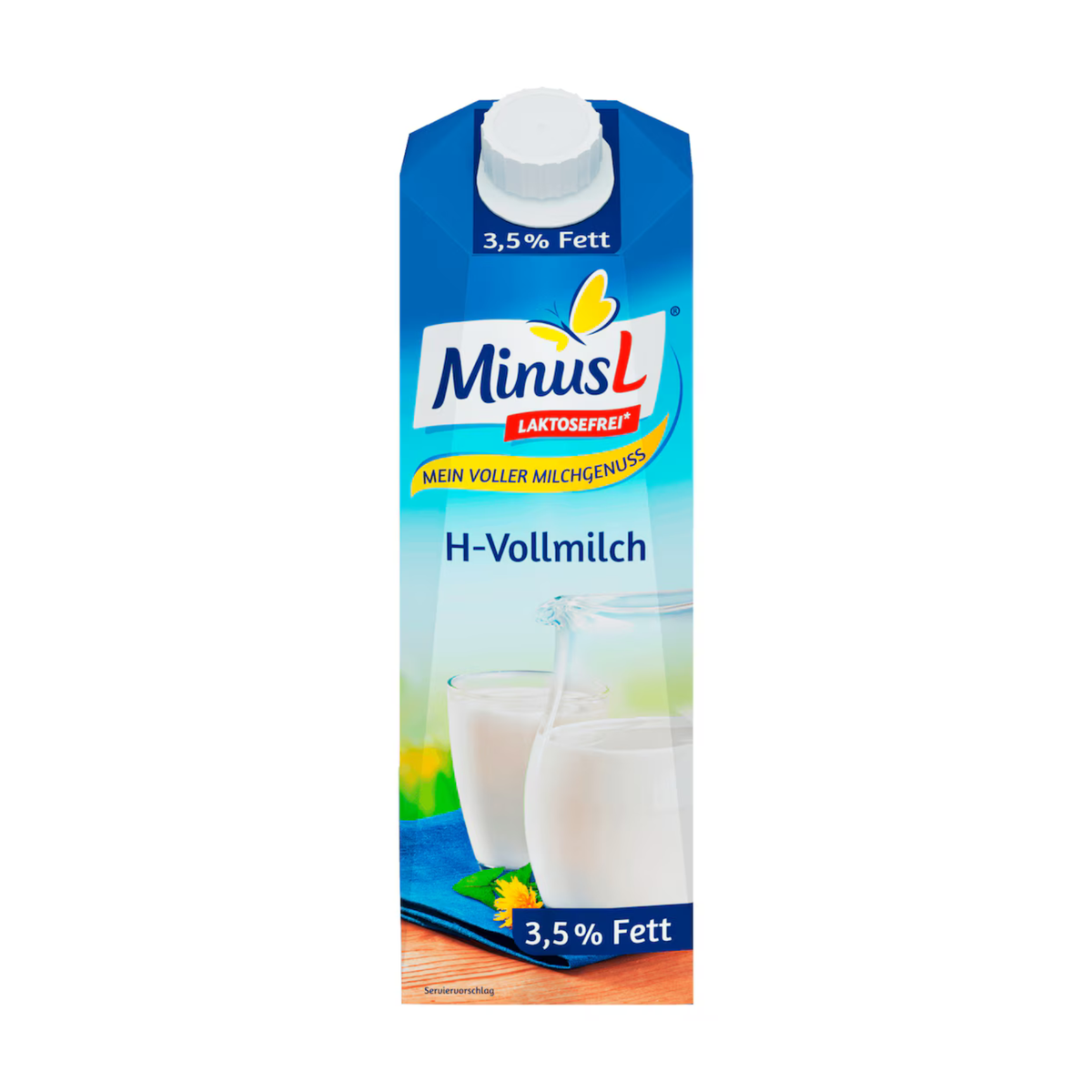 MinusL Haltbare Vollmilch 3,5% 1l