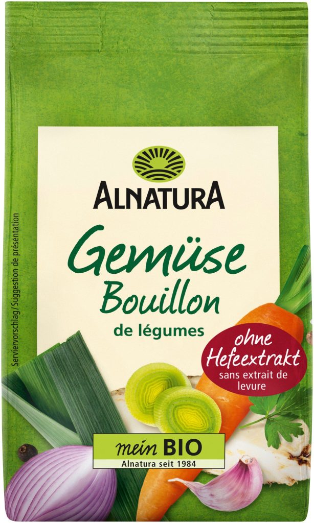 Bio Alnatura Gemüsebouillon hefefrei Nachfüllpack für 16l 290g