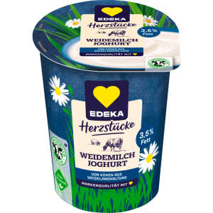 EDEKA Herzstücke йогурт, пастбищное молоко 3,5% 500g VLOG
