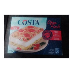 MSC Costa Ofenfisch Alaska-Seelachsfilet Tomate-Spinat Rosmarinkartoffeln 400g