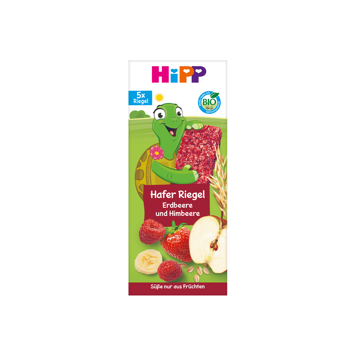 Bio Hipp овёс батончик клубника, малина 5x20g