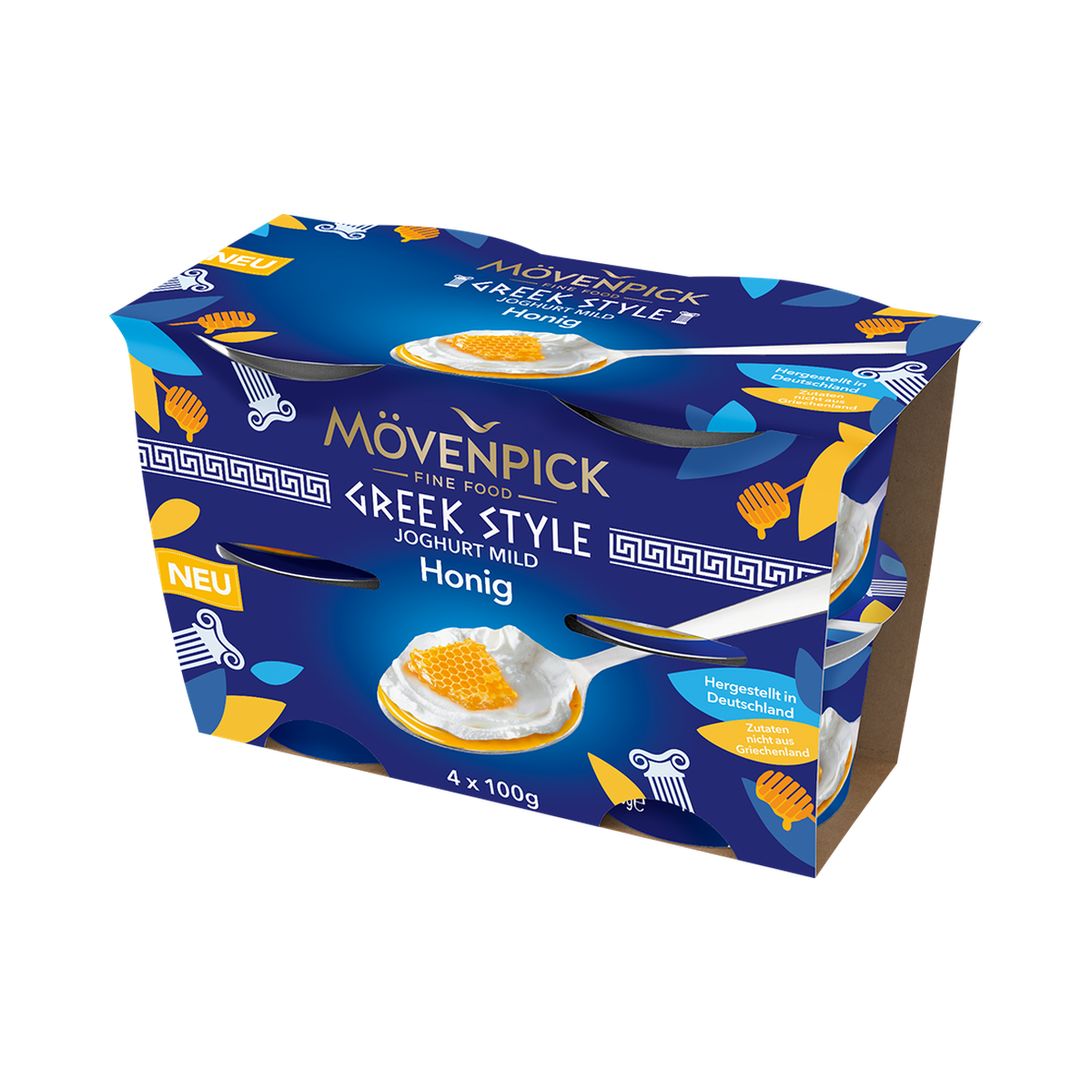 Mövenpick Greek Style Honig 4x100g