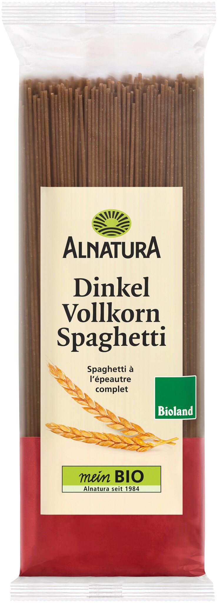 Bio Alnatura полба цельнозерновой спагетти 500g