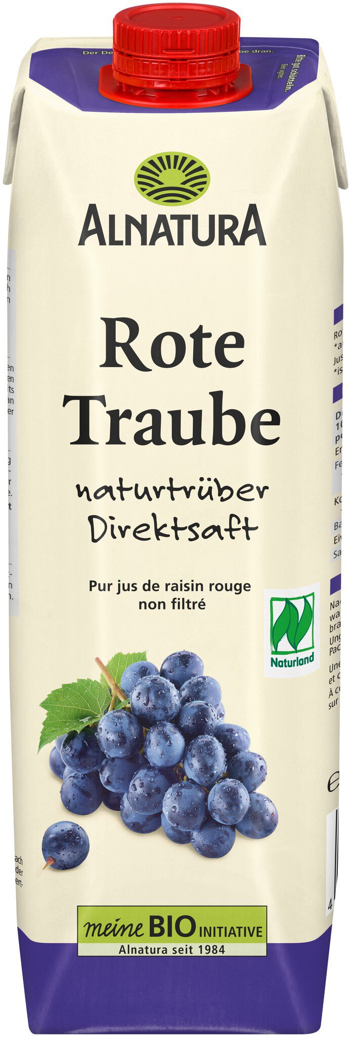 Bio Alnatura Traubensaft naturtrüb 1l EW
