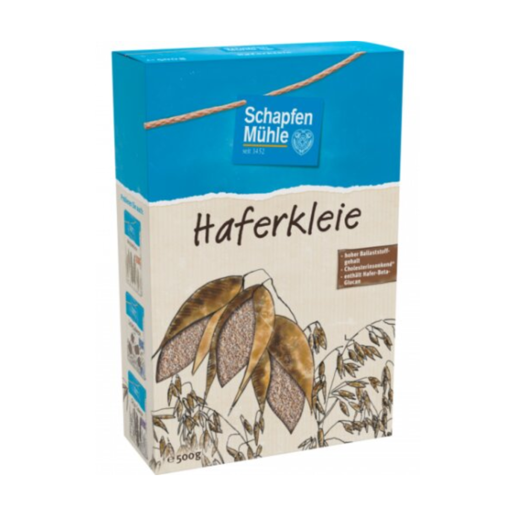 Schapfenmühle Haferkleie mit Natur Keimen 500g