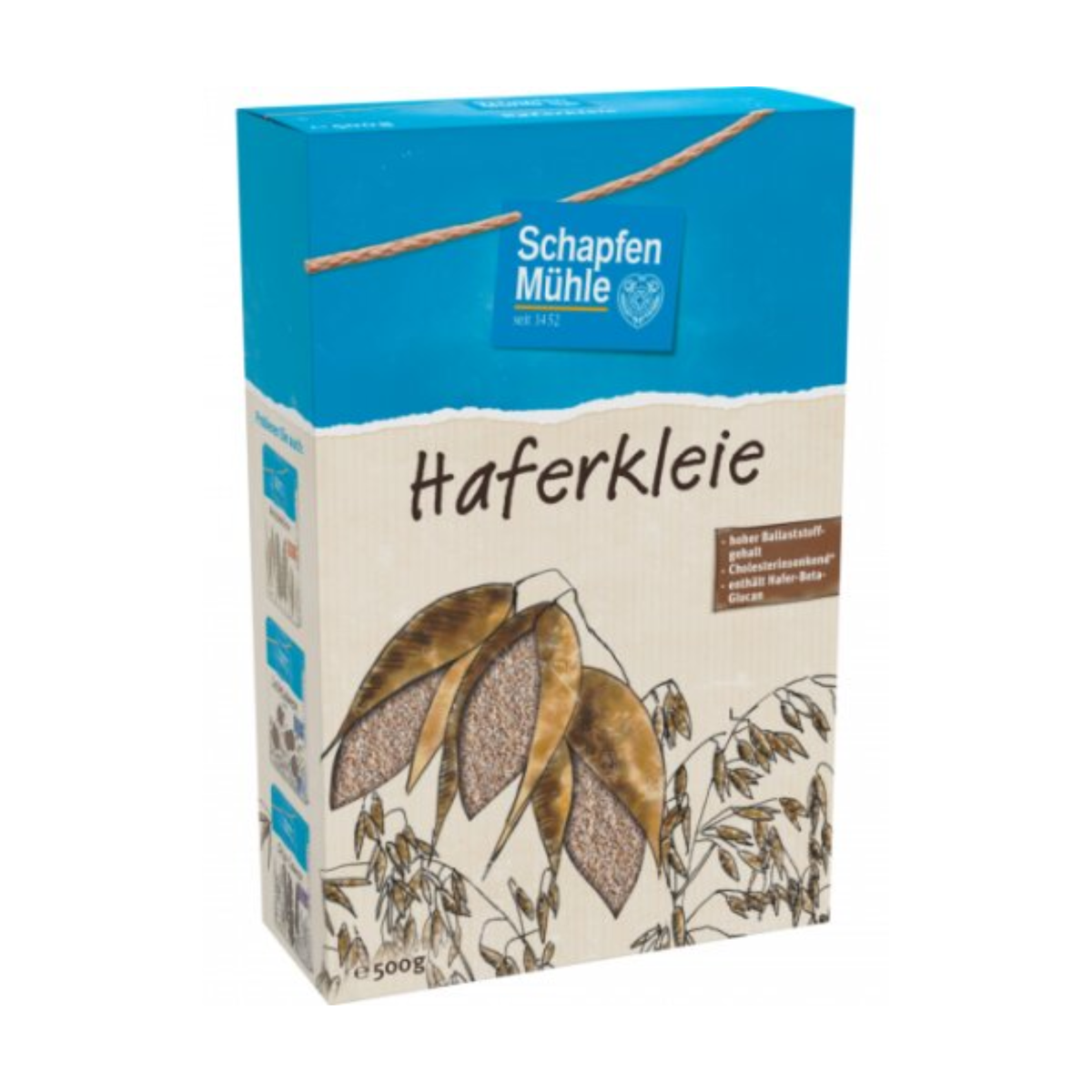 Schapfenmühle Haferkleie mit Natur Keimen 500g