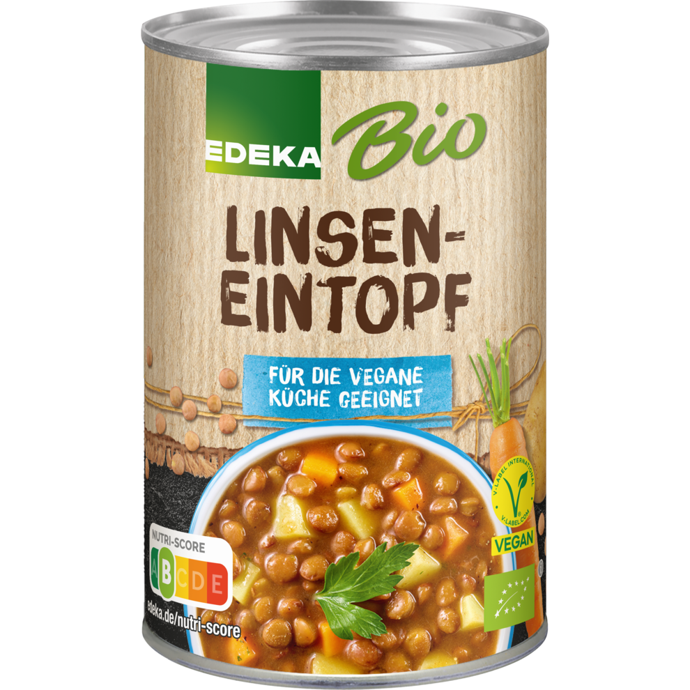Bio EDEKA Linseneintopf vegan 400g