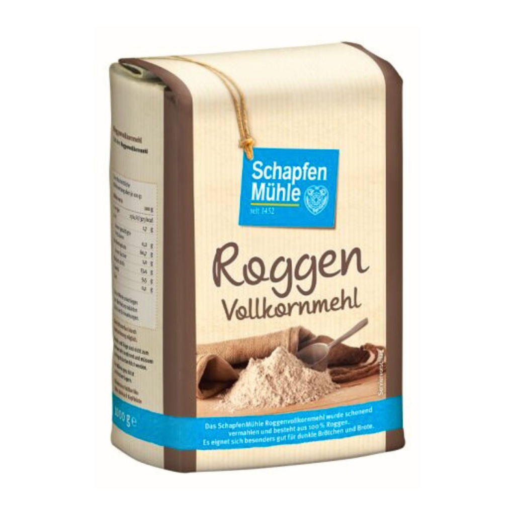 Schapfenmühle Roggenvollkornmehl 1kg