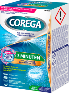 Corega Tabs Intensiv 3 Minuten 66ST