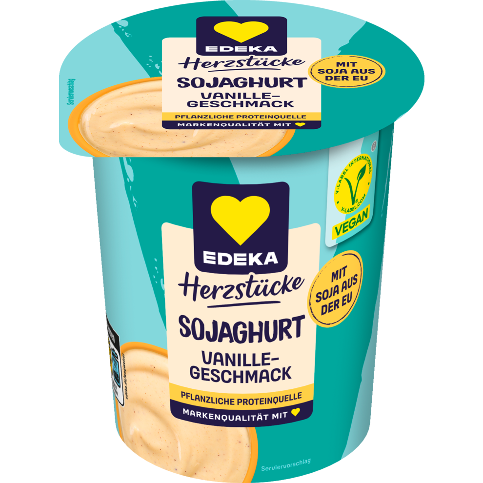 EDEKA Herzstücke Sojagurt Vanille 500g