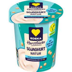 EDEKA Herzstücke Sojagurt natur ungesüßt 500g
