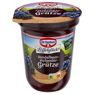 Dr.Oetker Heidelbeer-Holunder Grütze 400g
