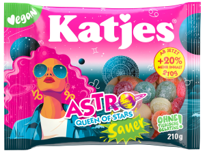 Katjes Astro Queen of Stars Sauer 210g