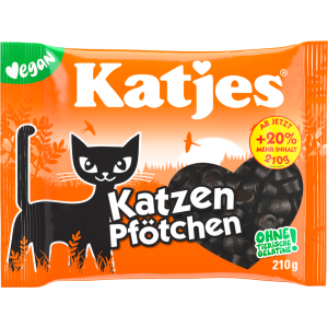 Katjes Katzen Pfötchen 210g
