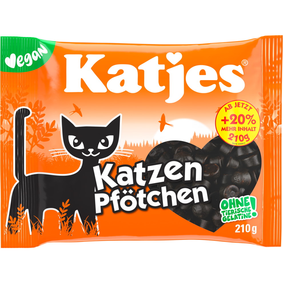 Katjes Katzen Pfötchen 210g