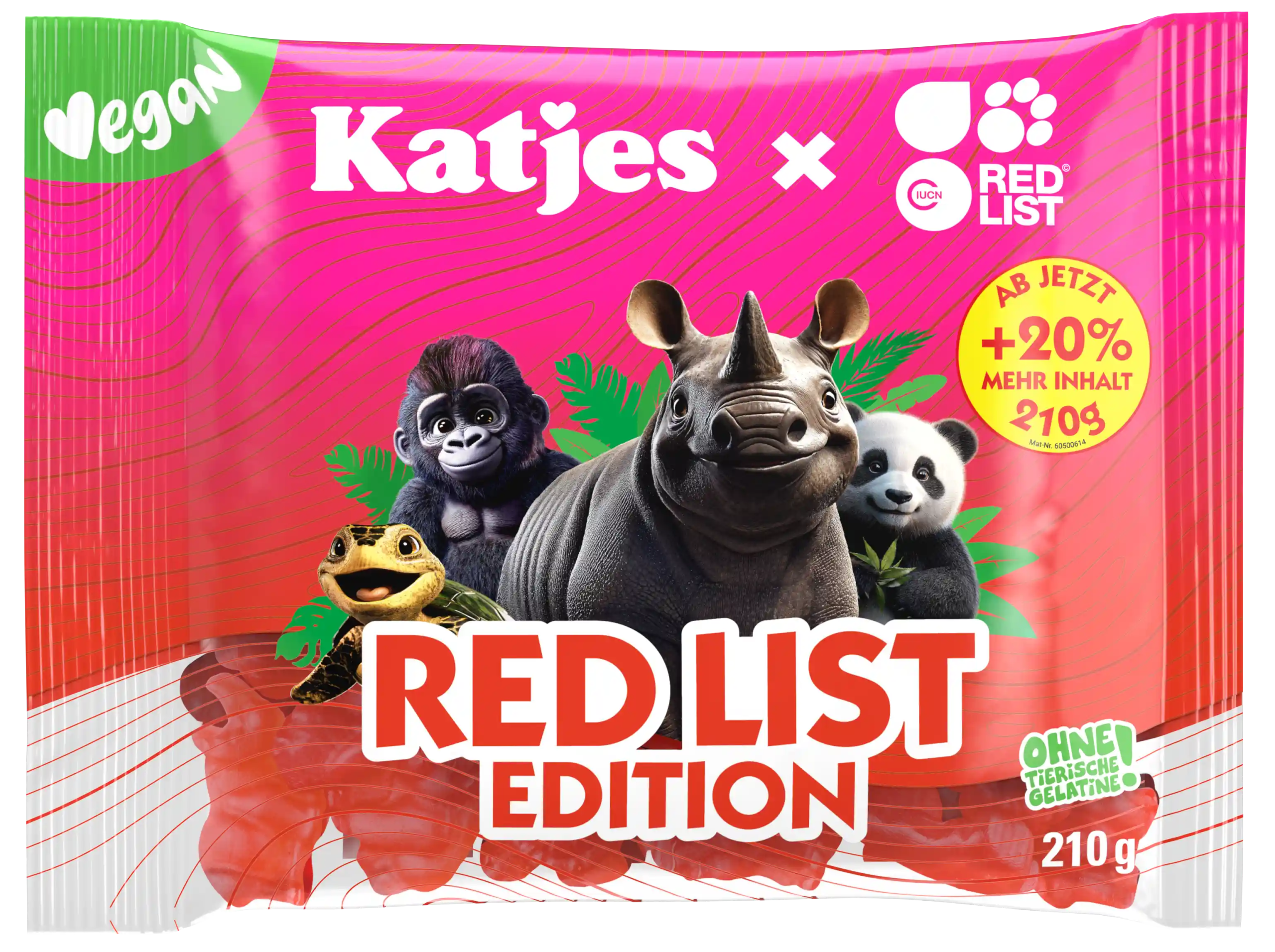 Katjes Red List Edition 210g
