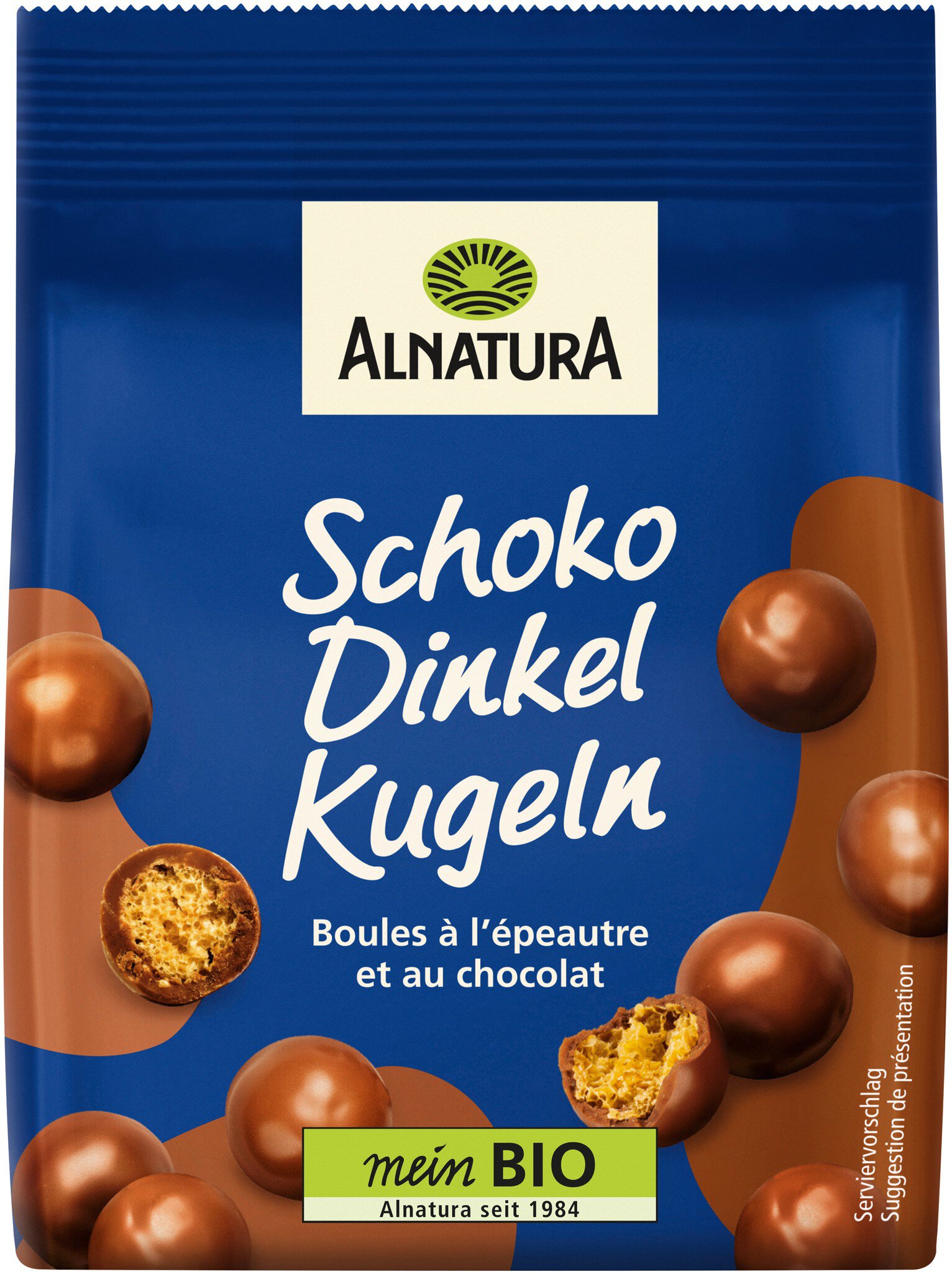 Bio Alnatura Schoko Dinkel Kugeln 100g