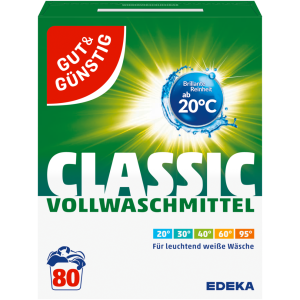 GUT&GÜNSTIG Универсальный стиральный порошок классический 80WL 5,2kg