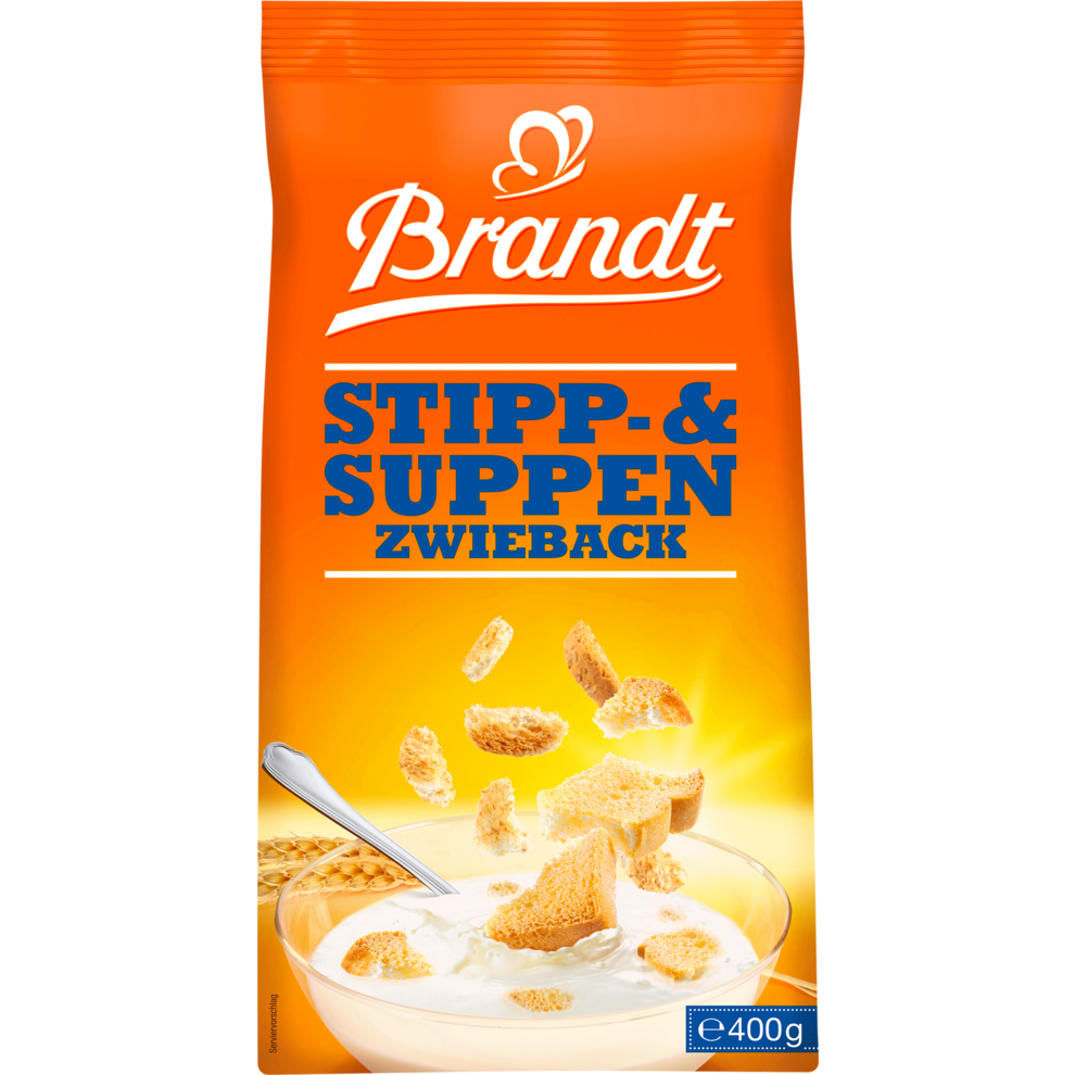 Brandt Stipp- und Suppenzwieback 400g