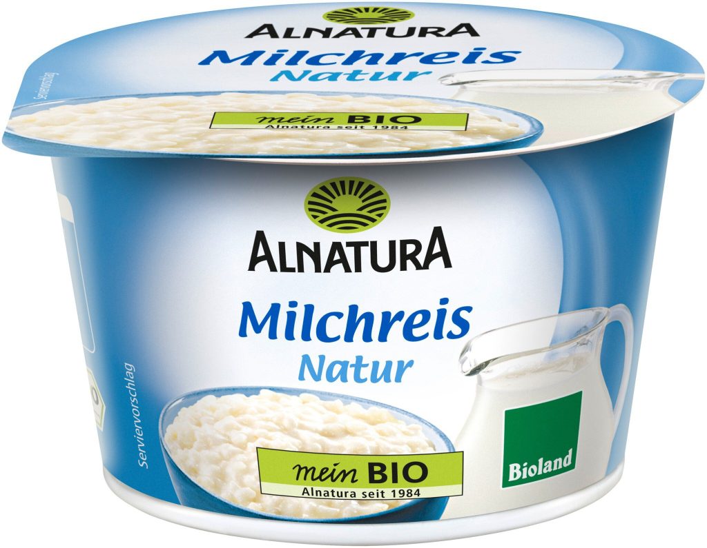 Bio Alnatura молочный рис 200g