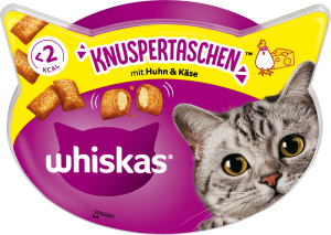 Whiskas Knusper-Taschen mit Huhn&Käse 60g