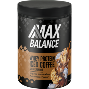 Max Balance Whey Protein Eiskaffee dunkler Keks 300g