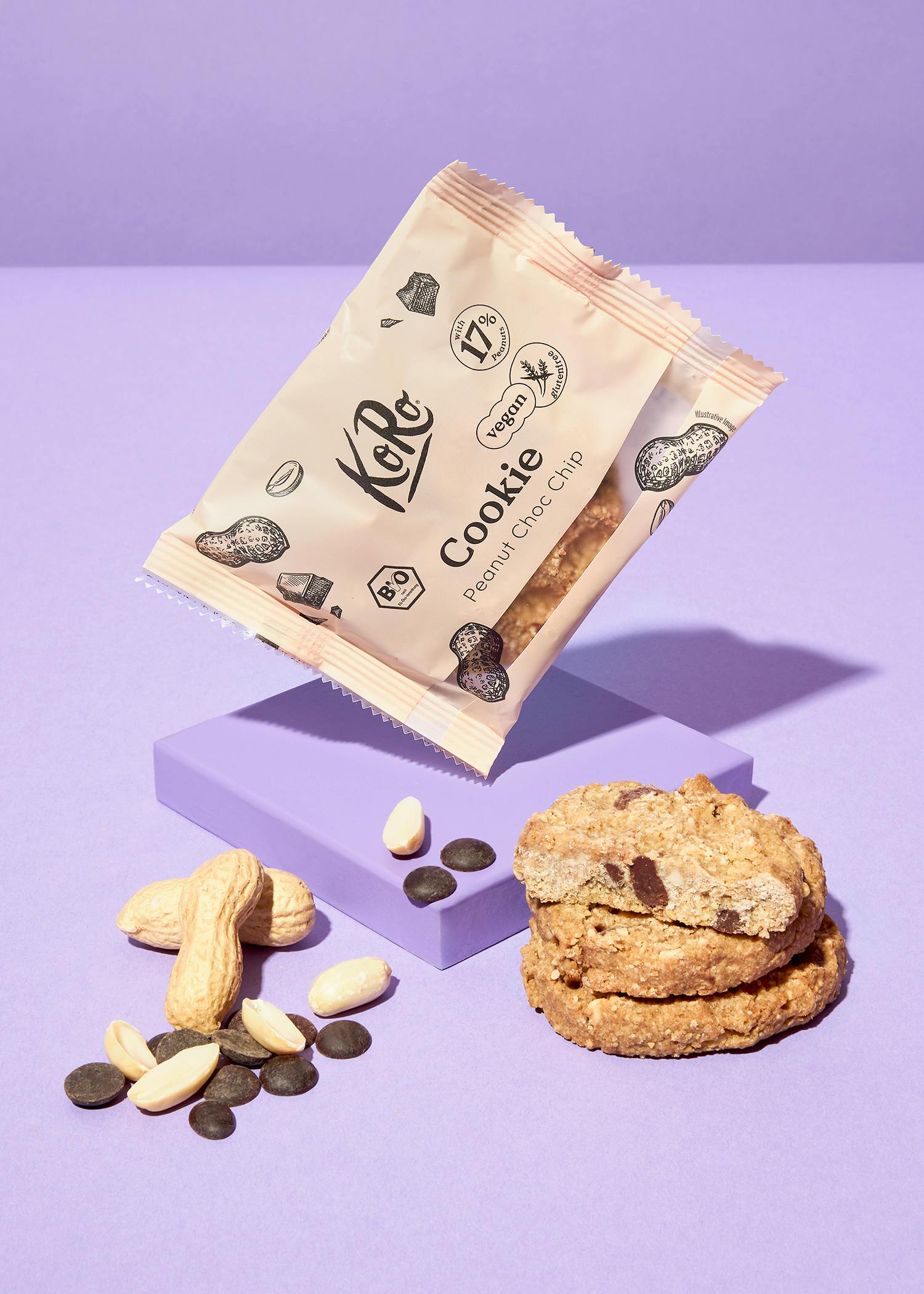 Bio Koro Cookie Peanut Chocolate Chip 50g