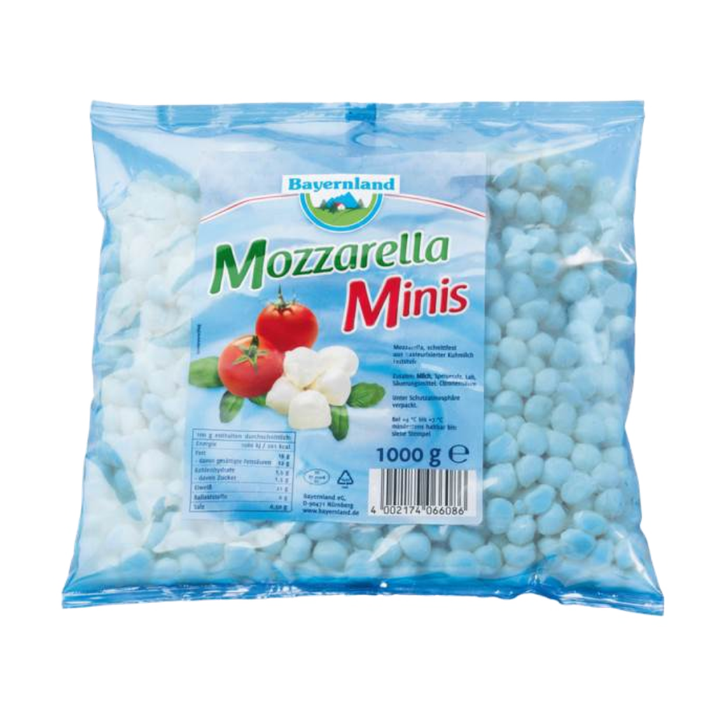 Bayernland Mozzarella Minis 40% Fett i.Tr.1kg