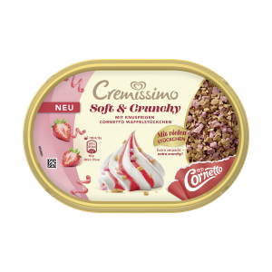 Cremissimo Soft&Crunchy Erdbeere 750ml