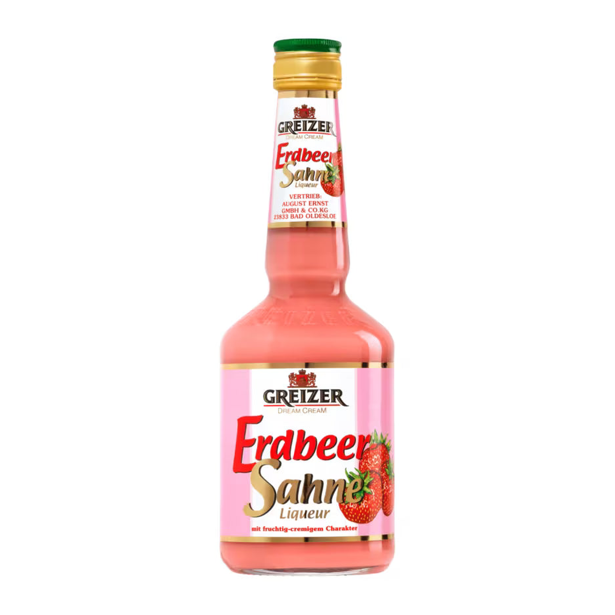 Greizer Erdbeer-Sahne-Likör 15% 0,5l