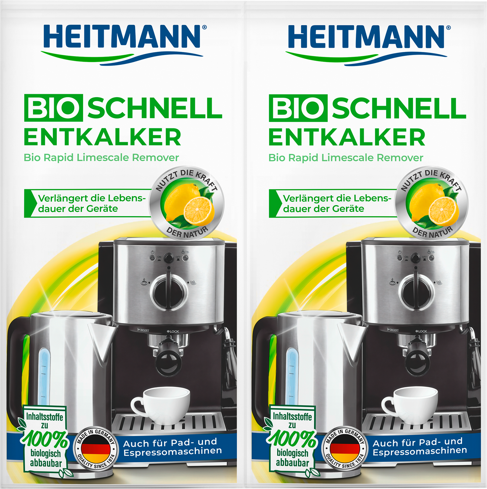 Bio HEITMANN Schnell-Entkalker 2x25g