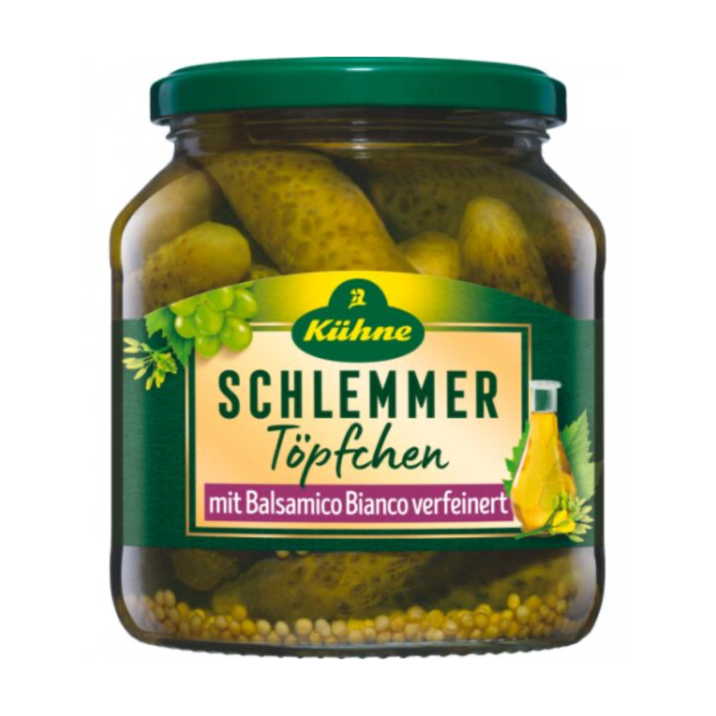 Kühne Schlemmertopf mild würzige Gürkchen 530g
