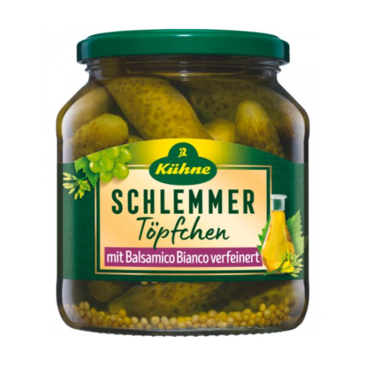 Kühne Schlemmertopf mild würzige Gürkchen 530g