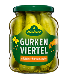 Kühne Gurkenviertel 670g