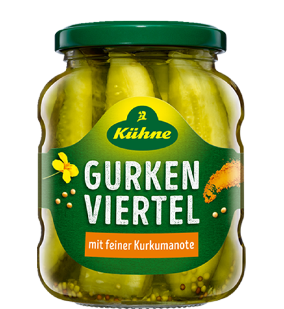 Kühne Gurkenviertel 670g