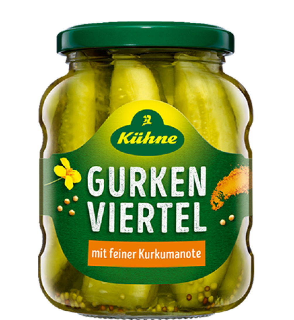 Kühne Gurkenviertel 670g