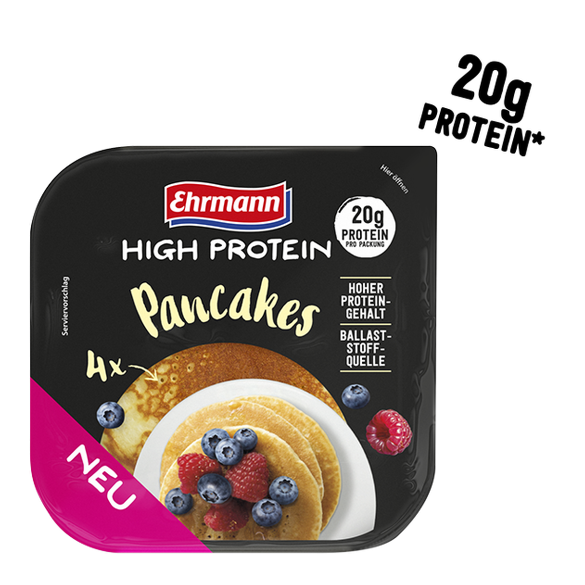 Ehrmann Pancake Protein Plain 4ST 160g