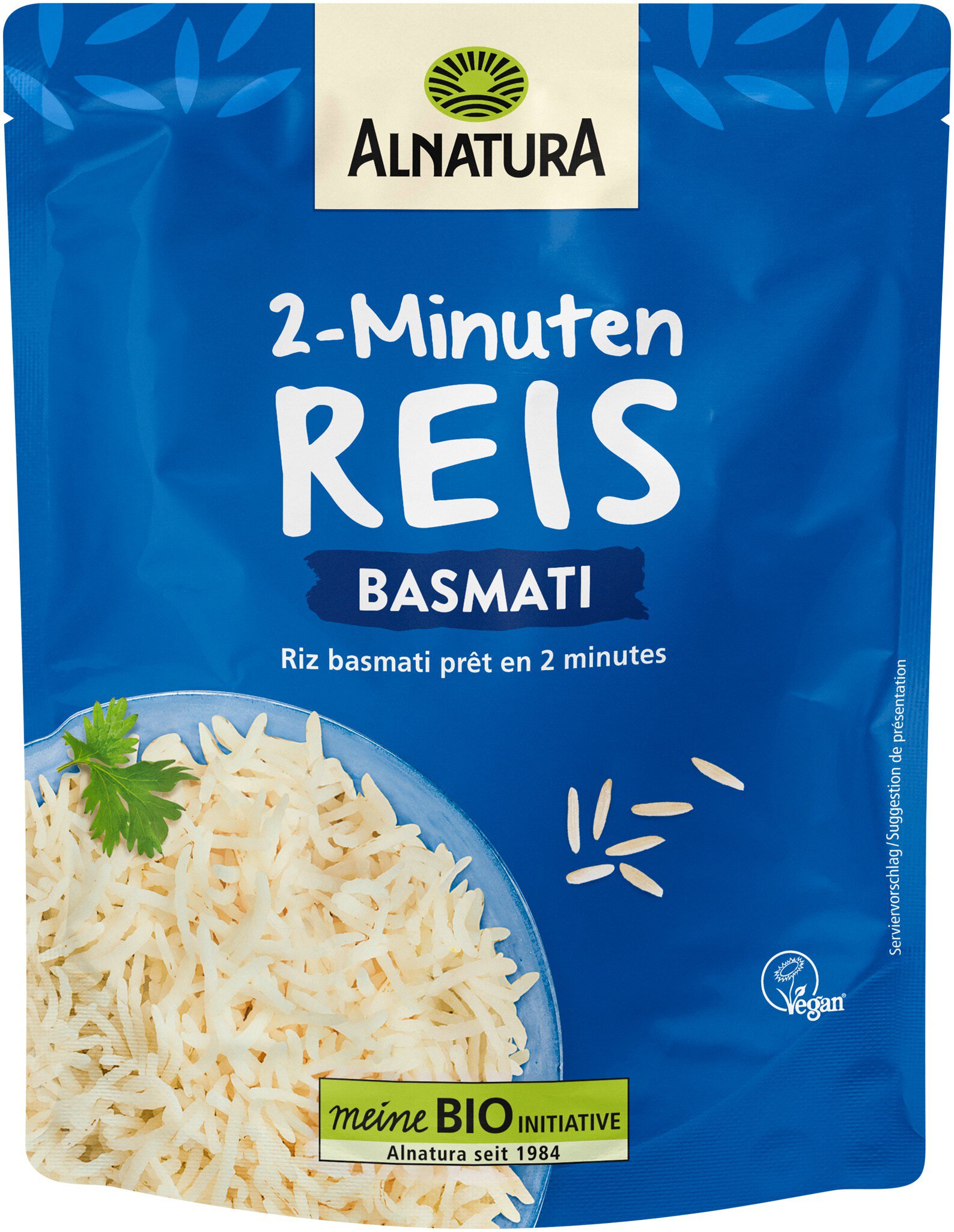 Bio Alnatura 2 Minuten Reis Basmati 250g