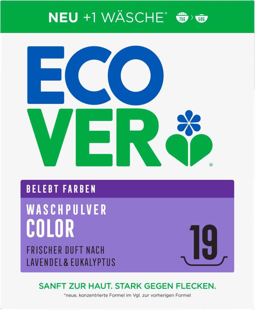 Ecover Color-Waschpulver Konzentrat 19WL 0,95kg