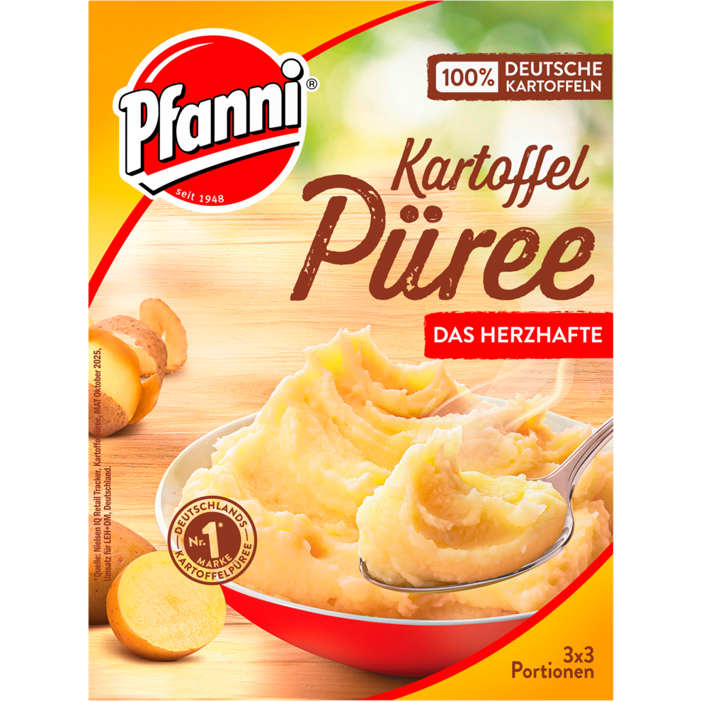 Pfanni Kartoffel Püree Herzhaft 3x3Por.f.1,5l 243g
