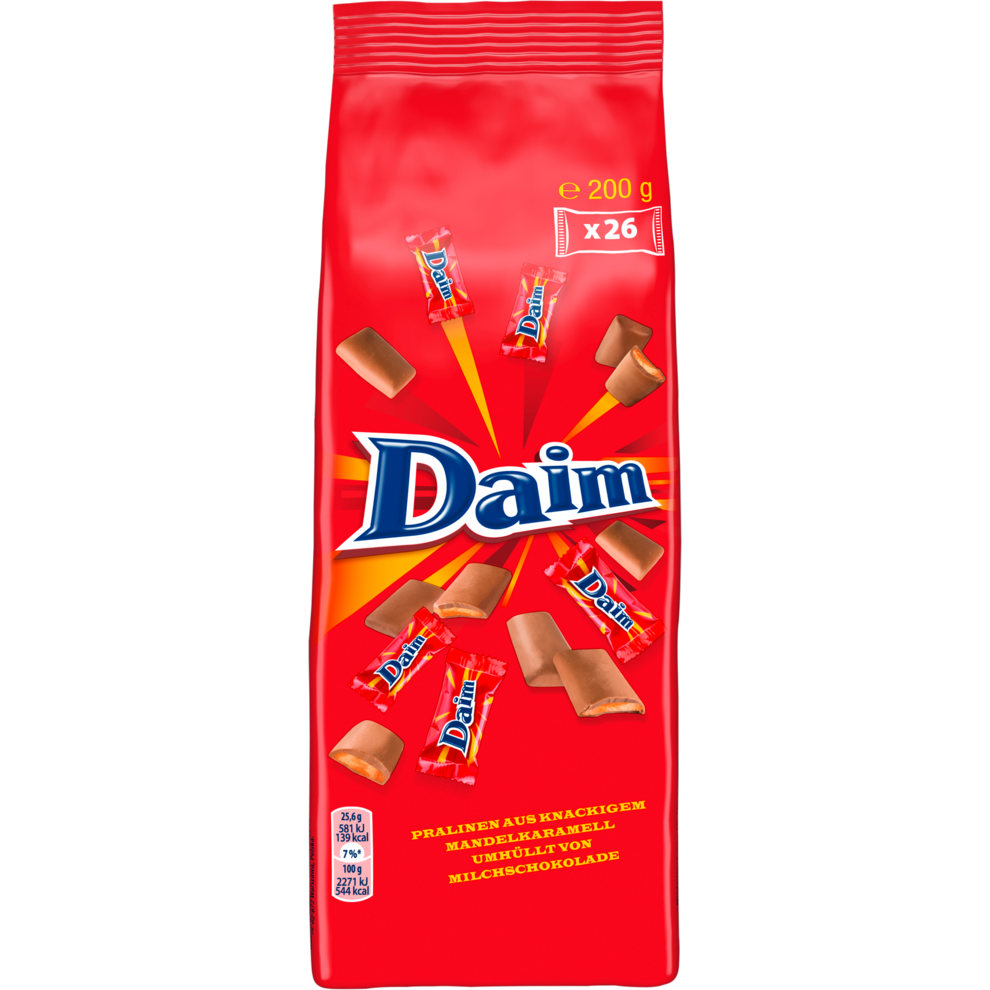 Daim Pralinen Butter Mandel Karamel 200g