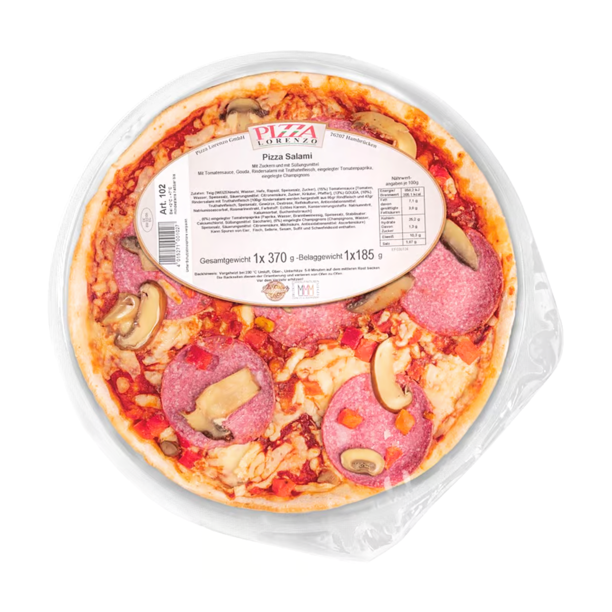 Pizza Lorenzo Pizza Salami 370g